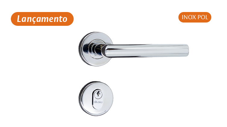 Fechadura - 55mm Florença - INOX Polido (752px)