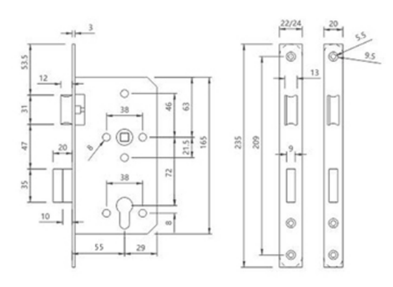 Aperio H100 Kit Dimensões