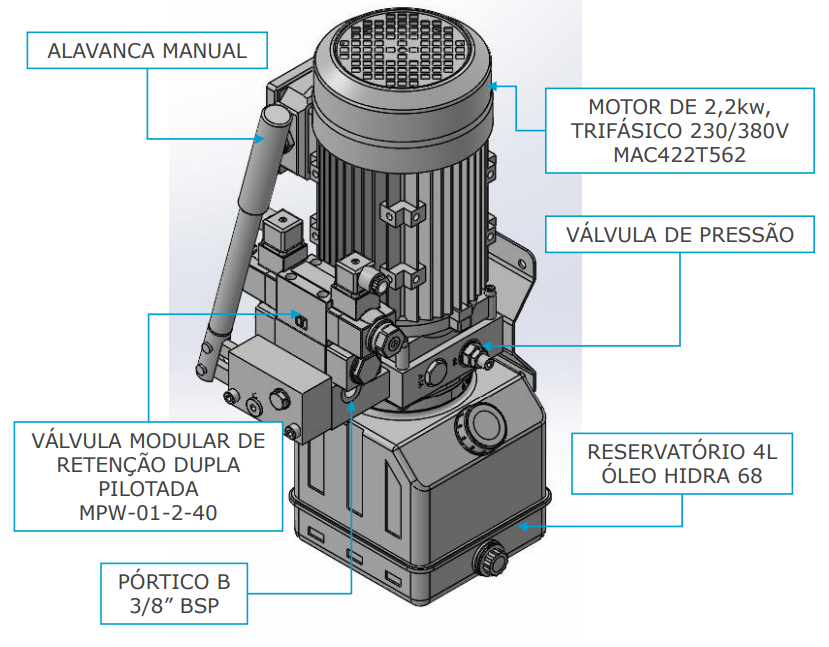 Bollard VBHD Motor