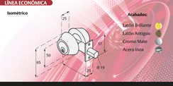 CERROJO B 262 P ISOMETRICO