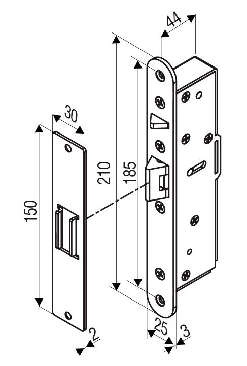 ML210 Dimensões