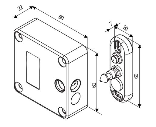 CK100M Dimensões