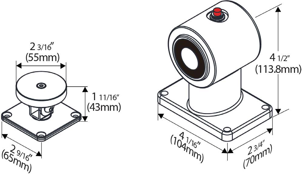 GD-830F Dimensões