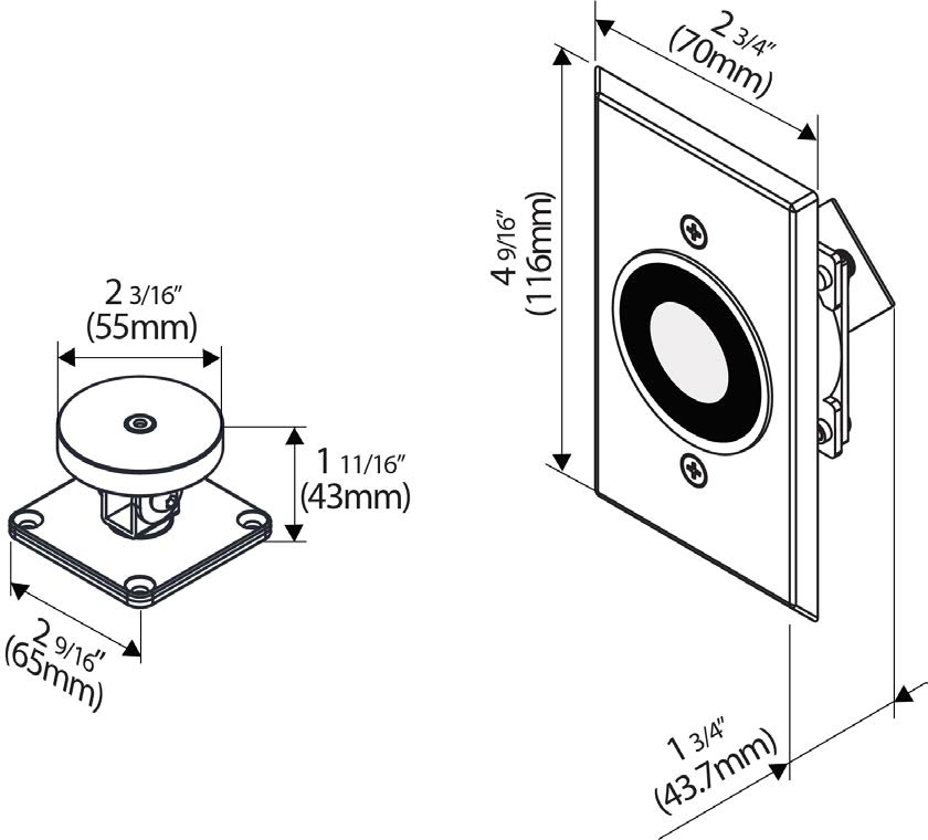 GD-900W Dimensões