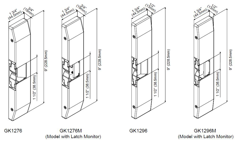 GK1276 Dimensões