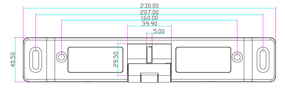 FE600M Dimensões