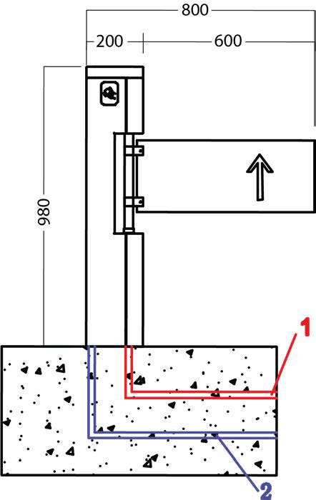 VAASG05PCD Dimensões