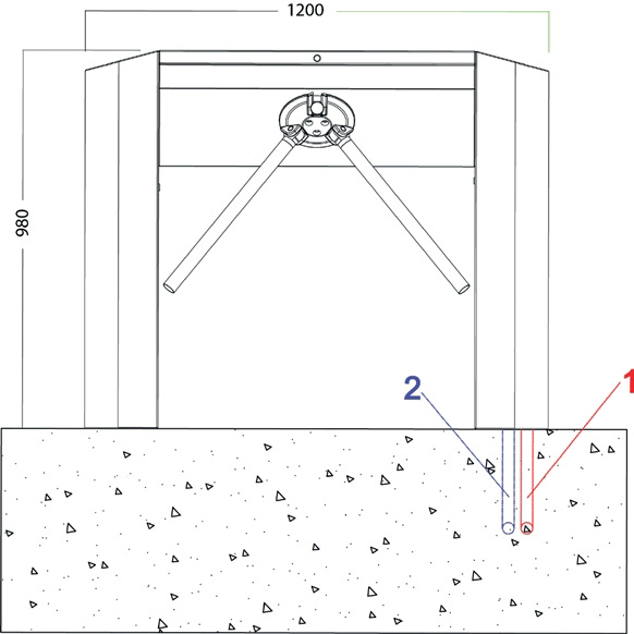 VAATRB02 Dimensões